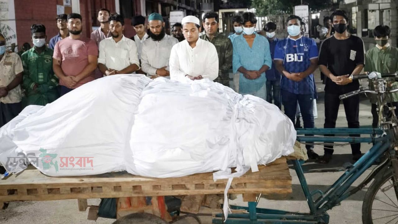 ব্রাহ্মণবাড়িয়ায় অজ্ঞাত যুবকের মরদেহ উদ্ধার, পরিচয় শনাক্ত না হওয়ায় ২৪৭তম বেওয়ারিশ লাশ হিসেবে দাফন