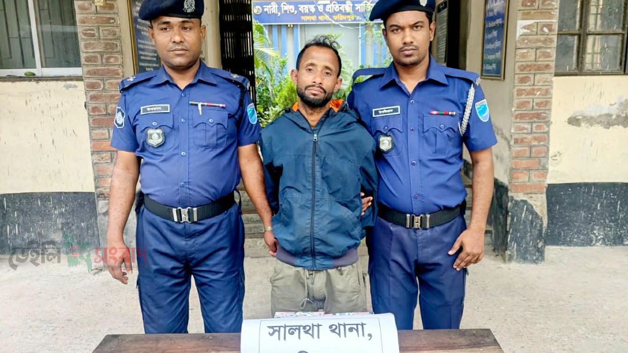 সালথায় সাবেক সেনা সদস্যের ওপর হামলার ঘটনায় মাদক কারবারি নুরু  সহ ২ জন আটক
