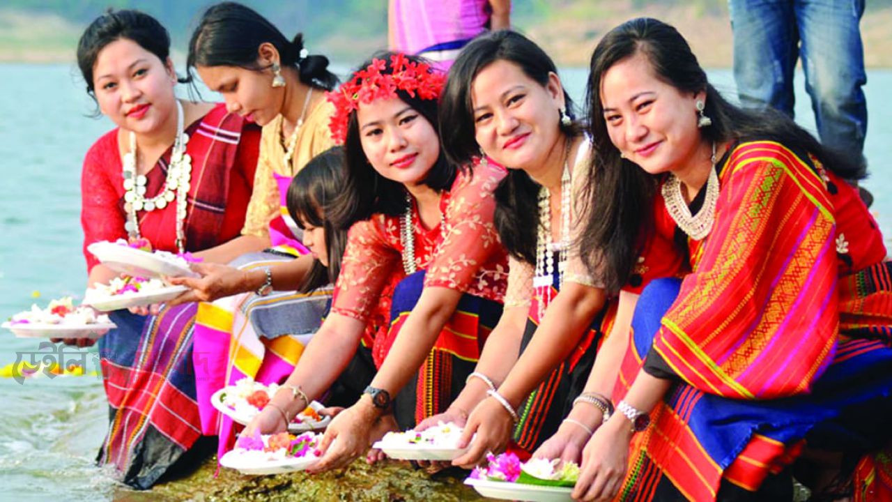 পহেলা বৈশাখে পাহাড়িদের বিজু ফুল উৎসব  ২০২৬