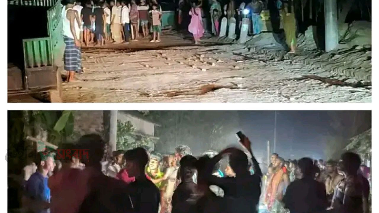 সবুজপুর-সাপমারী মুখোমুখি সংঘর্ষ