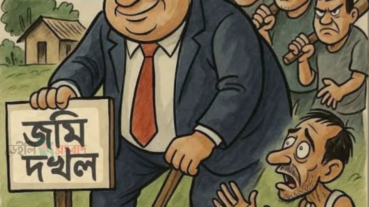 মাতুয়াইলে প্রবাসীর বাড়ি জোড়পুর্বক দখলে ষড়যন্ত্র লিপ্ত।