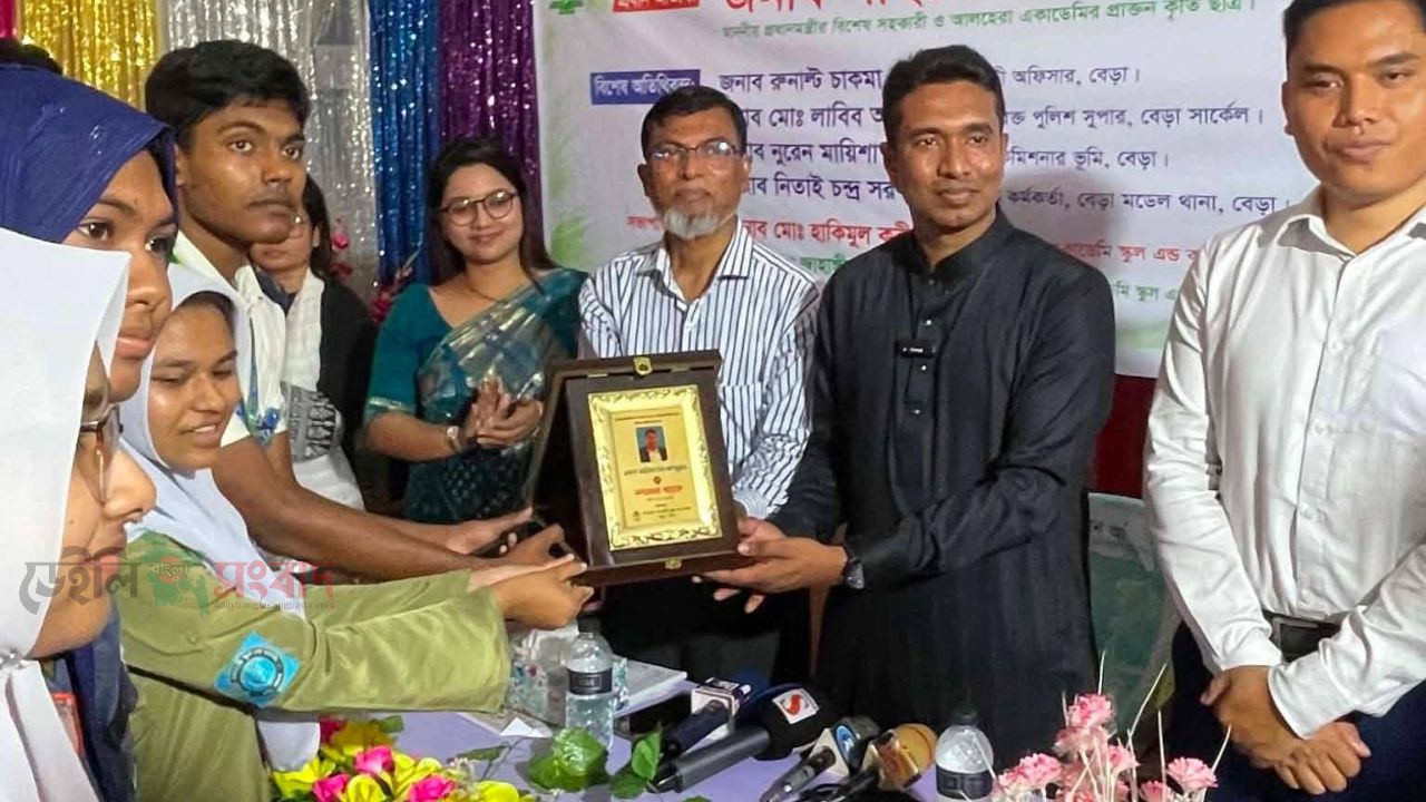 বেড়া আলহেরায় প্রধানমন্ত্রীর বিশেষ সহকারি সাইয়েদ আব্দুল্লাহ কে সংবর্ধনা: