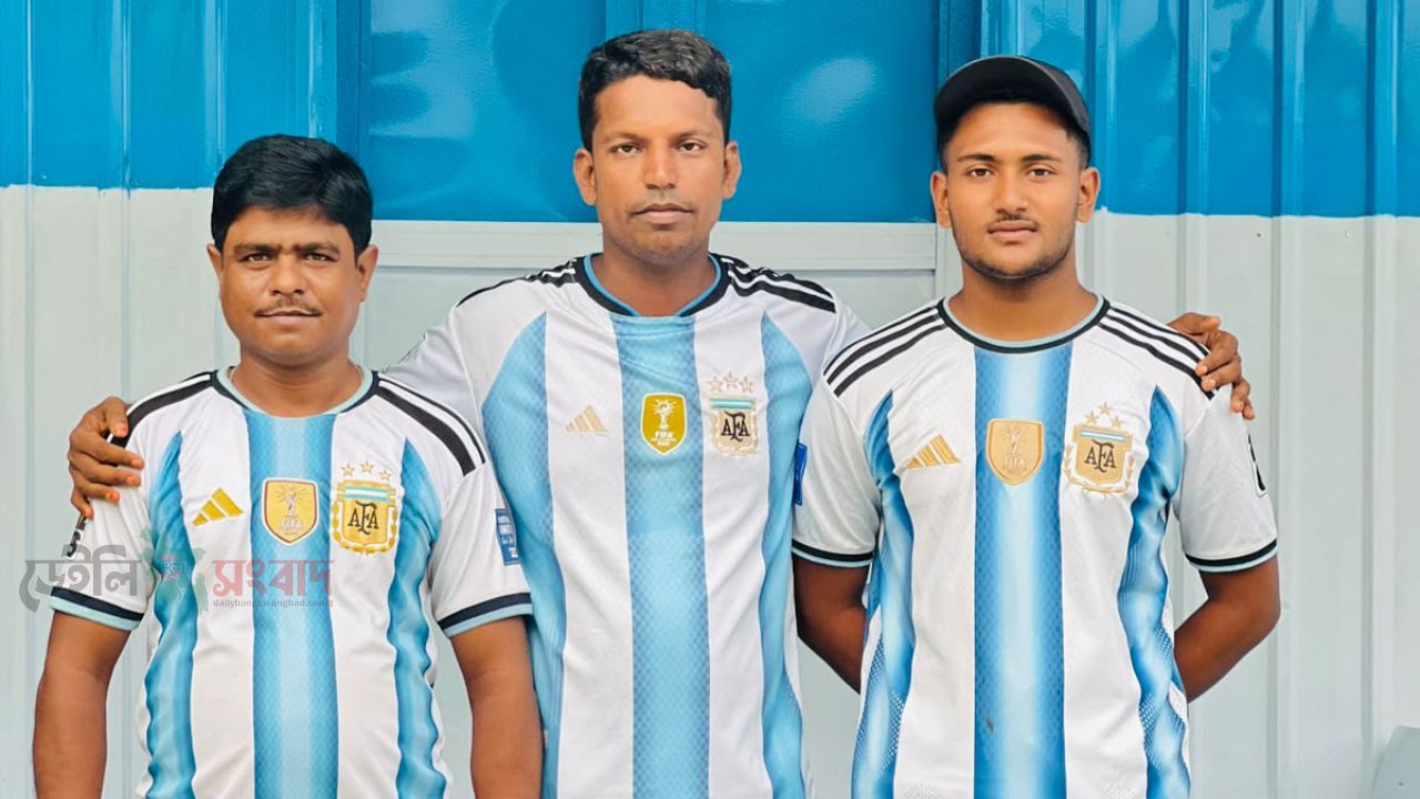 নোয়াখালীতে আর্জেন্টিনার জয়ে গরু জবাই করে বিরানি বিতরনের চমক