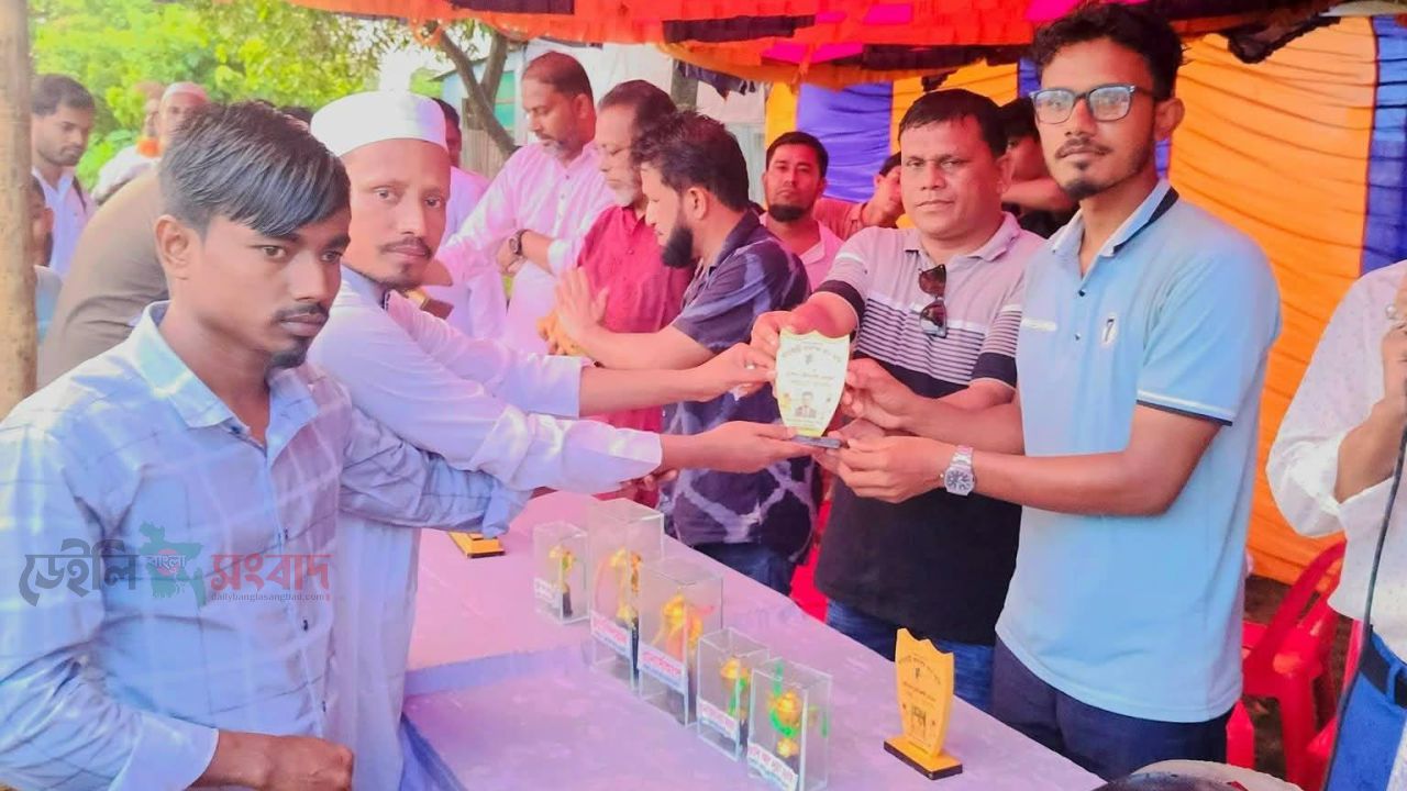 বিজয়নগরে জমশেদ খান স্মৃতি ফুটবল টুর্নামেন্টের জাঁকজমকপূর্ণ ফাইনাল অনুষ্ঠিত