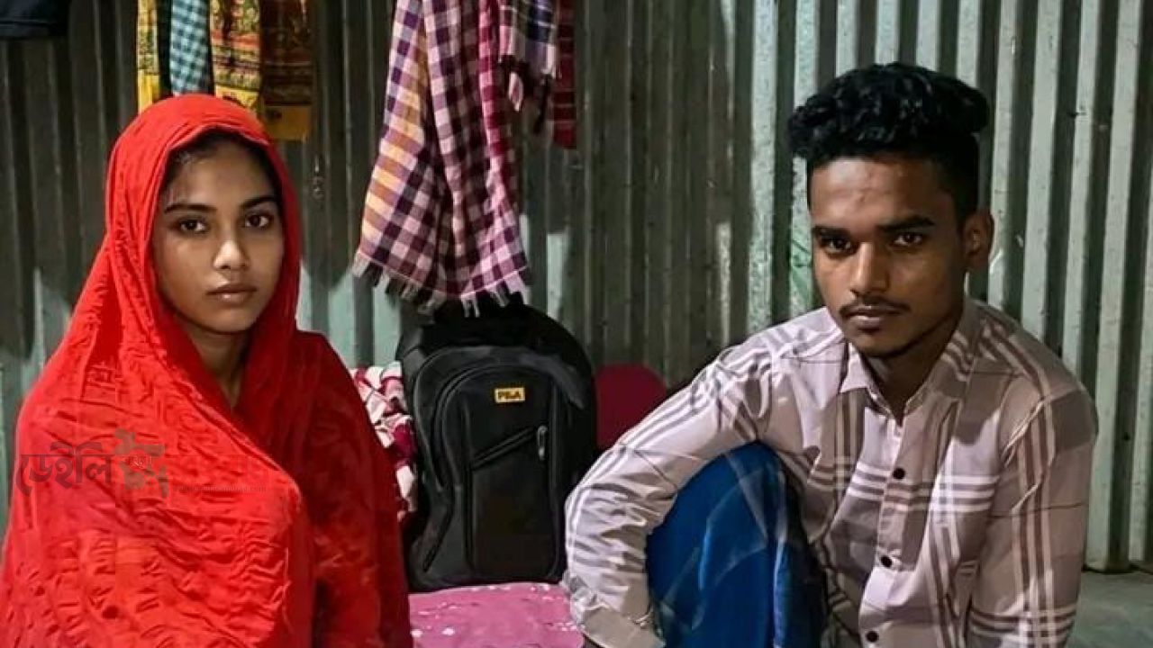 মামি-ভাগিনার প্রেম ১৩ মাসের সন্তান রেখে পালিয়ে বিয়ের অভিযোগ
