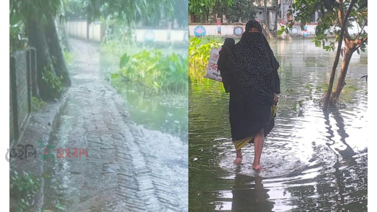 প্রশাসনের হস্তক্ষেপে জলাবদ্ধতা মুক্ত মিন্নতনগর, স্বস্তি ফিরেছে ৪০ পরিবারে