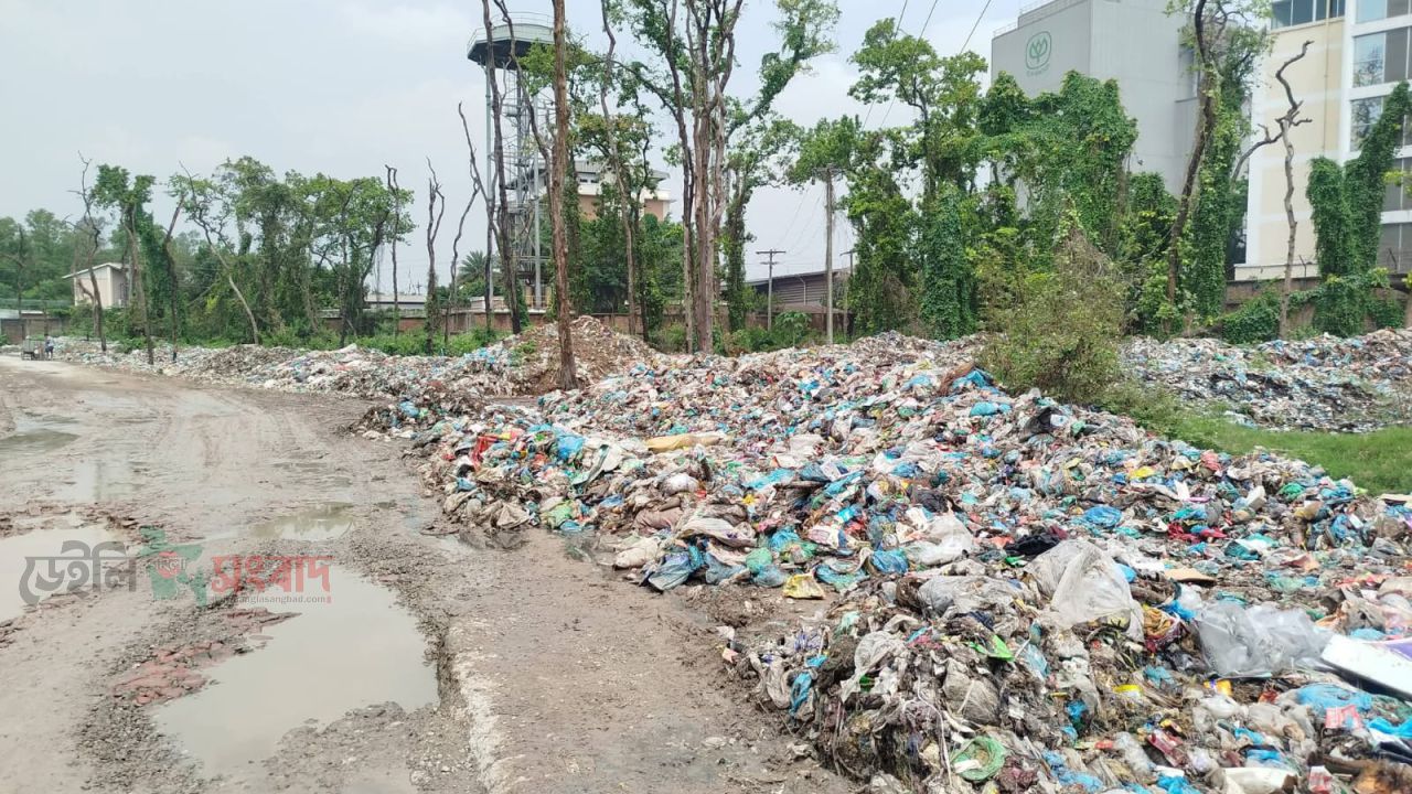 কালিয়াকৈরে পৌরসভায় বর্জ্য ব্যবস্থাপনায় ছড়াচ্ছে নানা ধরনের রোগব্যাধি, পৌরবাসির বিক্ষোভ 