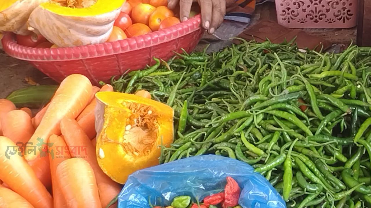 বৃষ্টির অজুহাতে দোহার ও নবাবগঞ্জে সবজির বাজারে উত্তাপ