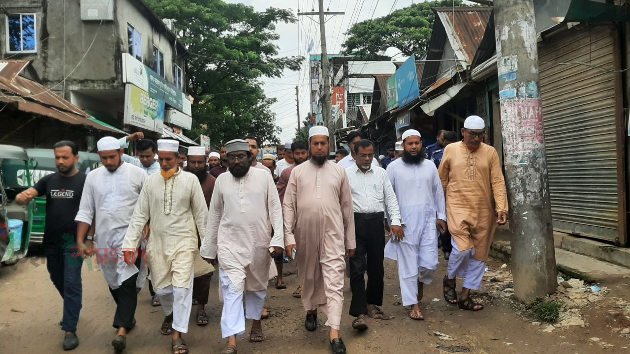 জুলাই সনদ বাস্তবায়নের দাবিতে বিজয়নগরে জামায়াতের মিছিল