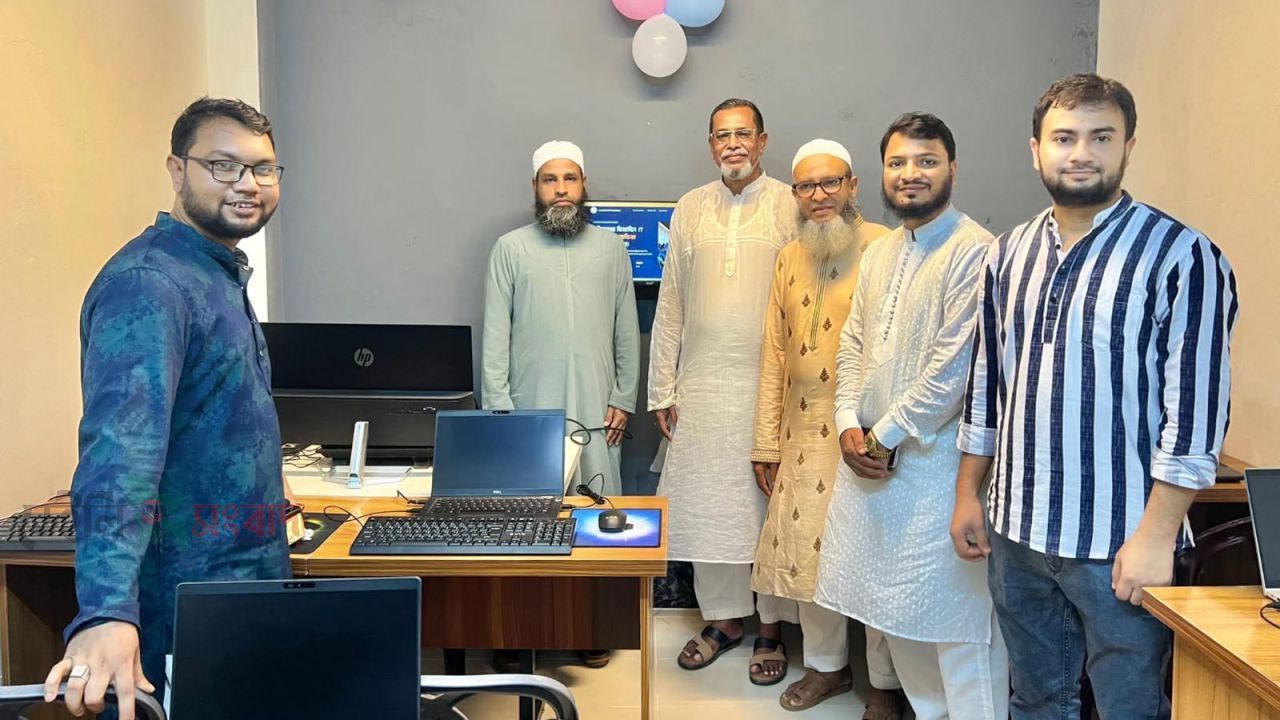 বিশ্বনাথে লামাকাজী আইটি একাডেমির উদ্বোধন।
