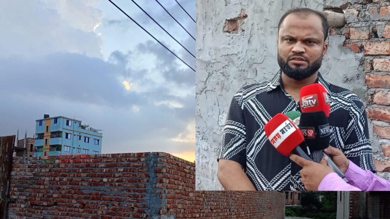 ডেমরার পাইটিতে ব্যবসায়ীর জোরপূর্বক  জমি দখলে অভিযোগ। 