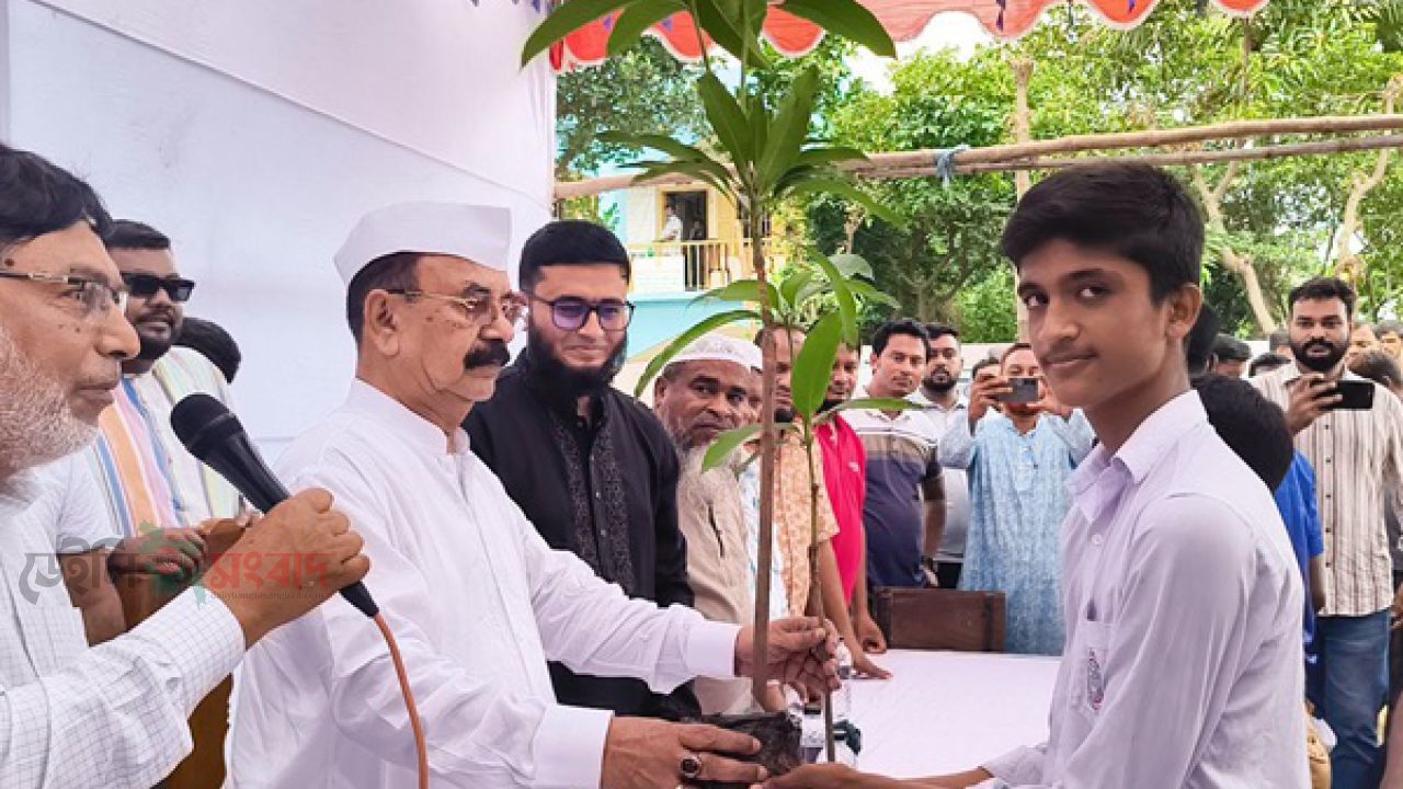 দক্ষিণ কেরানীগঞ্জে দুঃস্থদের অর্থ সহায়তা ও বৃক্ষচারা বিতরণ