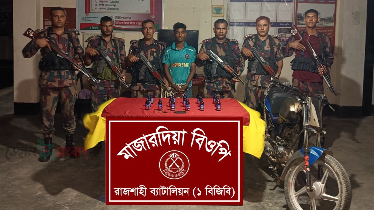 ভারতীয়  সিরাপসহ গ্রেফতার ১ জন 