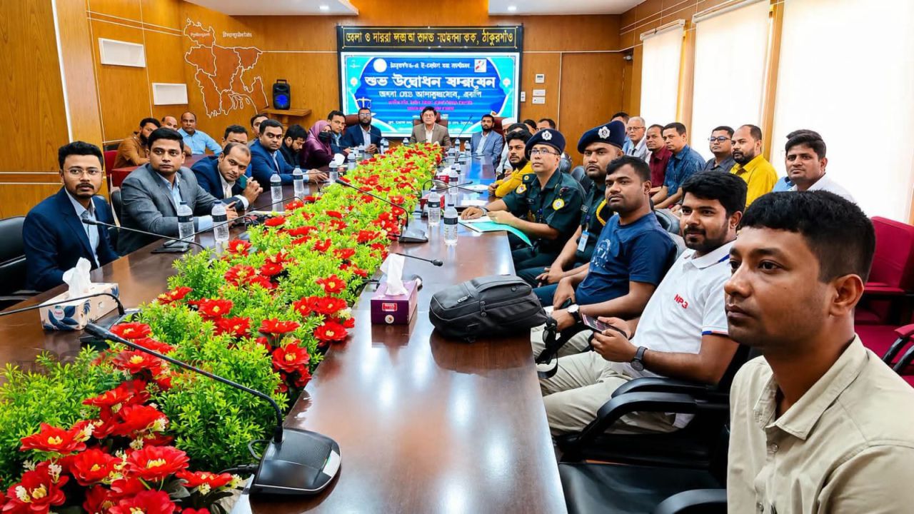 ঠাকুরগাঁওয়ে ই-বেইল বন্ড, মাধ্যমে জামিনের পর দ্রুত কারা মুক্তির সুযোগ।