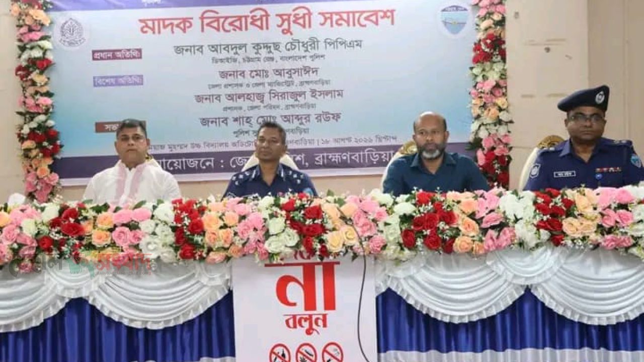জেলা পুলিশের উদ্যোগে মাদক বিরোধী সুধী সমাবেশ ও র‌্যালি অনুষ্ঠিত।