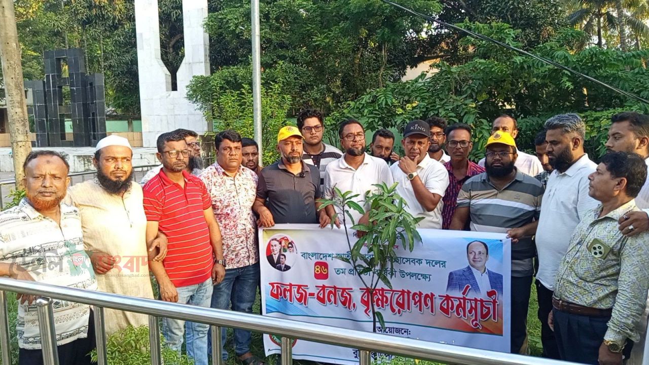 বুড়িচংয়ে স্বেচ্ছাসেবক দলের প্রতিষ্ঠাবার্ষিকীতে বৃক্ষরোপণ কর্মসূচী