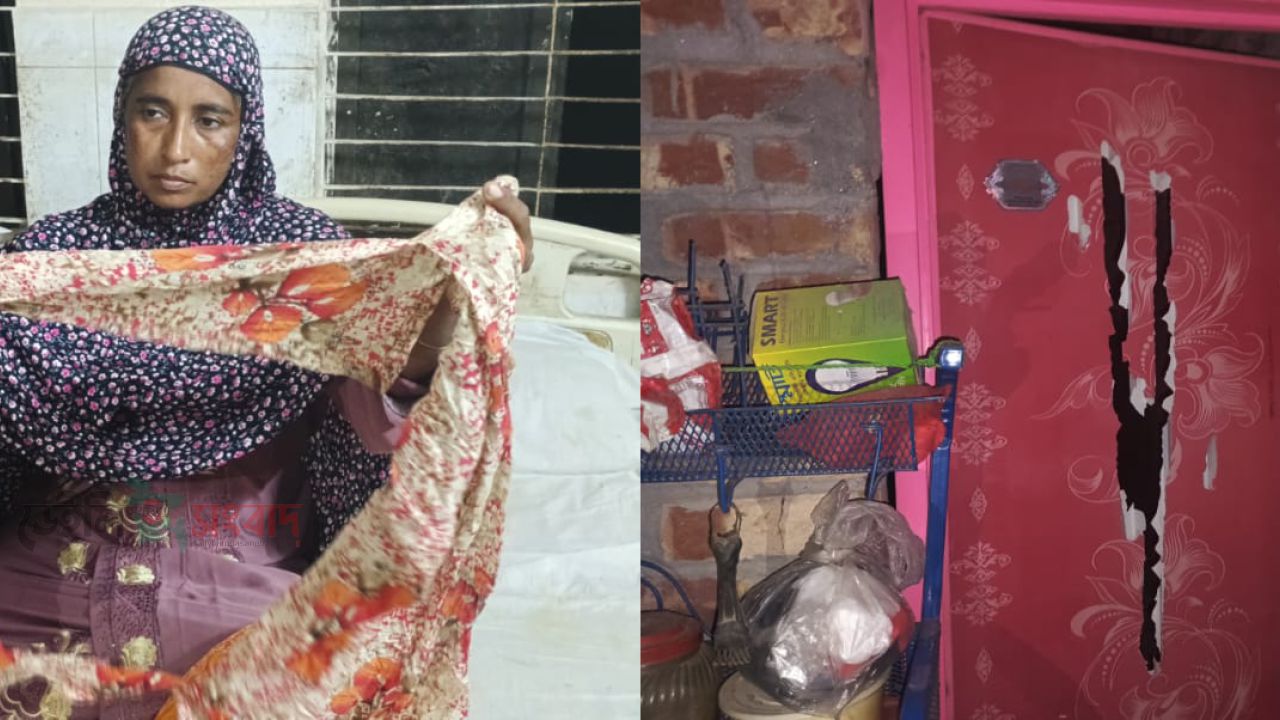 পীরগাছায় মধ্যরাতে বিধবার ঘরে হামলা, মা ও ছেলেকে পিটিয়ে জখমের অভিযোগ