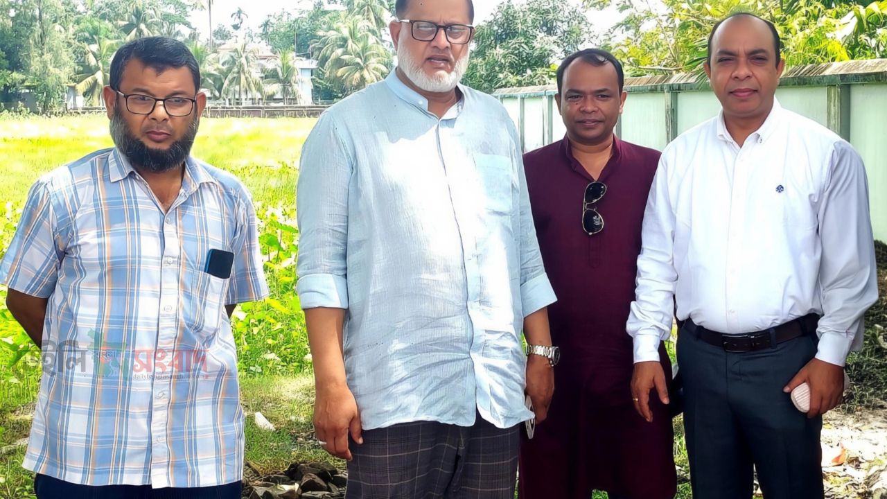 পটুয়াখালীতে আধুনিক তথ্য কমপ্লেক্স নির্মাণের লক্ষ্যে প্রাথমিক ভূমি পরিদর্শন