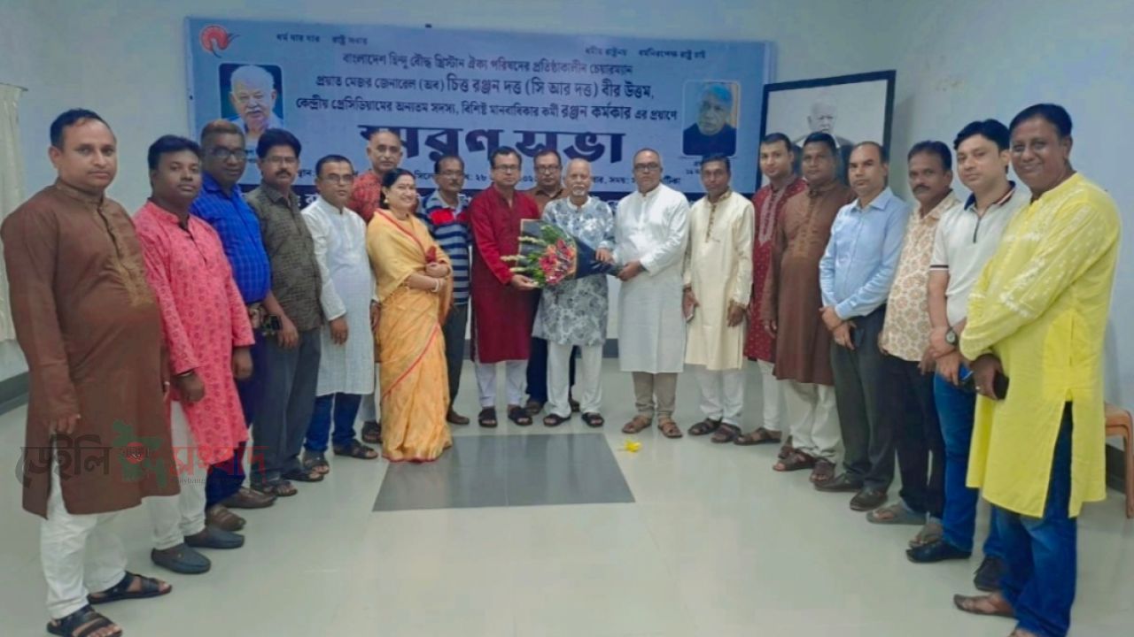 সিলেটে বাংলাদেশ পূজা উদযাপন পরিষদ কেন্দ্রীয় কমিটির নেতৃবৃব্দের সাথে সুনামগঞ্জ জেলা কমিটির নেতৃবৃন্দের সৌজন্যে সাক্ষাৎ 