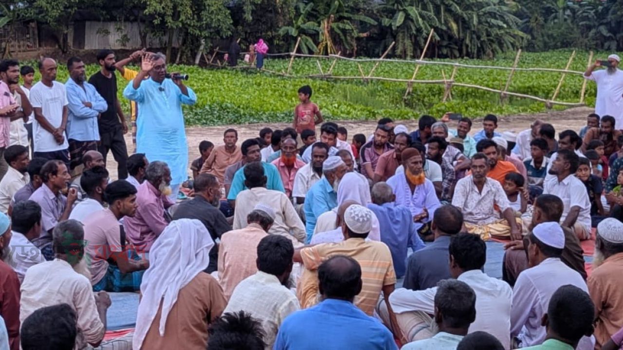 সিংড়ায় ইউপি চেয়ারম্যান পদপ্রার্থী সোহেলর উঠান বৈঠক অনুষ্ঠিত 
