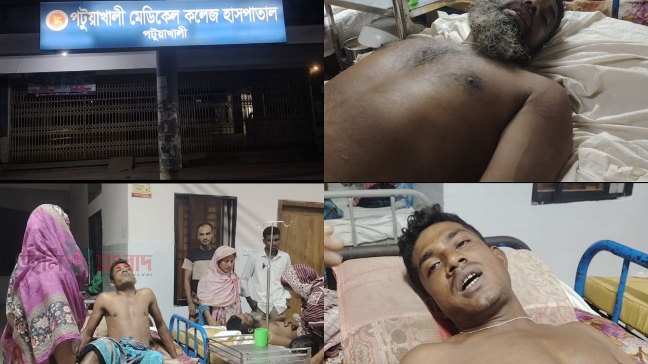 পটুয়াখালীতে গাজী মুনিবুর রহমান নার্সিং কলেজের নির্মানাধীন ভবনে দুর্ঘটনা