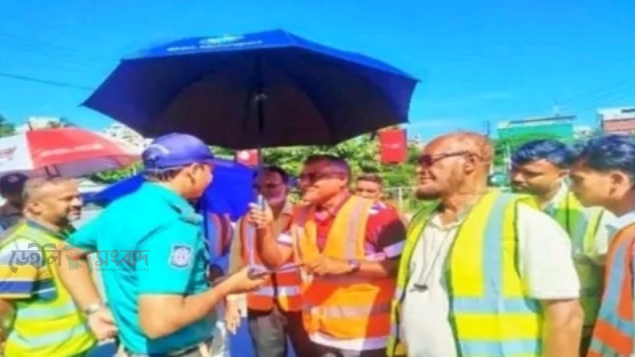তারেক রহমানের নির্দেশে মহাখালীতে যানজটের বিরুদ্ধে যুদ্ধ, মাঠে হুমায়ুন কবির খান