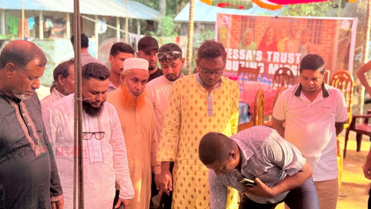 বালাগঞ্জে  দিনমজুর সেলিমের পরিবারের জন্য পাকা  ঘর নির্মাণ