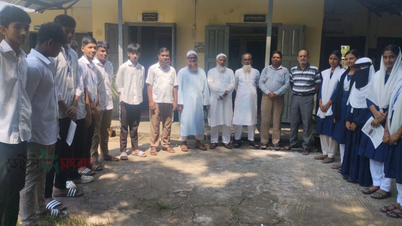 ওসমানীনগর দুপ্রক এর শিক্ষা প্রতিষ্ঠান পরিদর্শন 