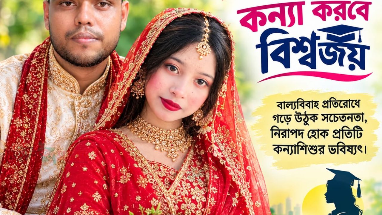 শিশু বিবাহ আর নয়, কন্যা করবে বিশ্বজয়